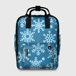 Рюкзак женский Blue snow, цвет: 3D-принт