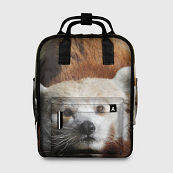 Рюкзак женский Красная панда ждёт, цвет: 3D-принт
