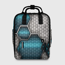 Рюкзак женский Cyber texture abstraction, цвет: 3D-принт