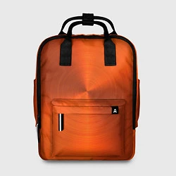 Рюкзак женский Оранжевый волнообразный дисковый узор, цвет: 3D-принт
