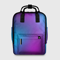 Рюкзак женский НЕОНОВЫЙ ГРАДИЕНТ, цвет: 3D-принт
