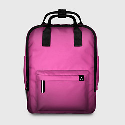 Рюкзак женский Кислотный розовый с градиентом, цвет: 3D-принт