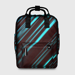 Рюкзак женский Stripes line neon color, цвет: 3D-принт