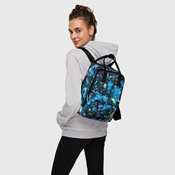 Рюкзак женский Брызги краски на холсте, цвет: 3D-принт — фото 2