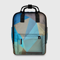Рюкзак женский Детальные выпуклые фигуры, цвет: 3D-принт