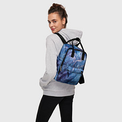Рюкзак женский Мраморный узор, цвет: 3D-принт — фото 2