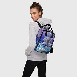 Рюкзак женский Броня Хонкай Стар Рейл, цвет: 3D-принт — фото 2