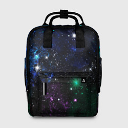 Рюкзак женский Космос Звёздное небо, цвет: 3D-принт