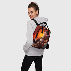 Рюкзак женский Капитан - Леви из Атака Титанов, цвет: 3D-принт — фото 2