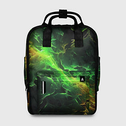 Рюкзак женский Зеленая молния, цвет: 3D-принт