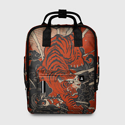 Женский рюкзак Тигр в японском стиле