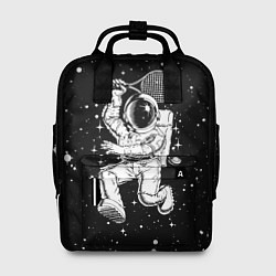Рюкзак женский Space tennis - astronaut, цвет: 3D-принт