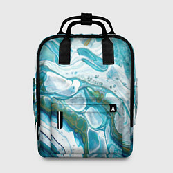 Рюкзак женский 50 Оттенков Океана, цвет: 3D-принт