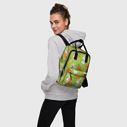 Рюкзак женский Летние зайчики, цвет: 3D-принт — фото 2