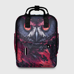 Рюкзак женский Сова взгляд краска, цвет: 3D-принт