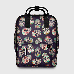 Женский рюкзак Узор с черепами Pattern with skulls