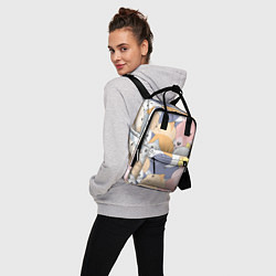 Рюкзак женский Яркие кошечки, цвет: 3D-принт — фото 2