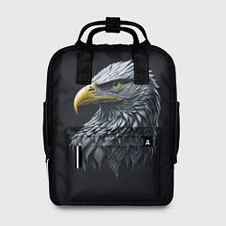 Рюкзак женский Орёл от нейросети, цвет: 3D-принт