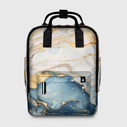 Рюкзак женский Мраморная абстракция, цвет: 3D-принт