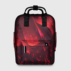 Рюкзак женский Красные огоньки абстракция, цвет: 3D-принт