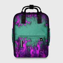 Рюкзак женский Фиолетовое пламя, цвет: 3D-принт