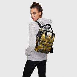 Рюкзак женский Золотой орёл - славянский орнамент, цвет: 3D-принт — фото 2