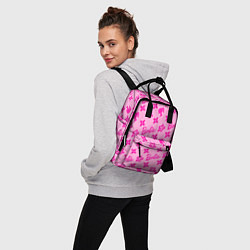 Рюкзак женский Барби паттерн розовый, цвет: 3D-принт — фото 2