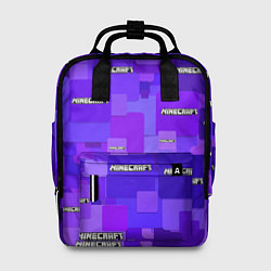 Женский рюкзак Minecraft pattern logo