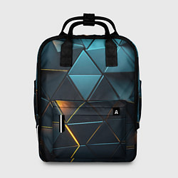 Рюкзак женский Объемные частицы с подсветкой, цвет: 3D-принт