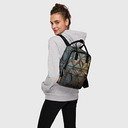 Рюкзак женский Объемная броня из плит, цвет: 3D-принт — фото 2