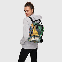 Рюкзак женский Раскрасочные мазки красок, цвет: 3D-принт — фото 2