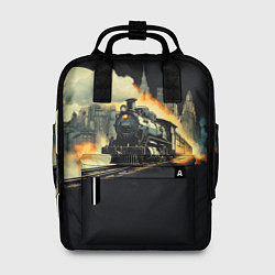 Рюкзак женский Поезд путешествие, цвет: 3D-принт