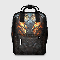 Рюкзак женский Огненный доспех рыцаря Dark Souls, цвет: 3D-принт
