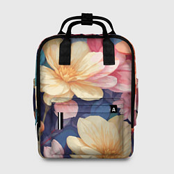 Рюкзак женский Водянная лилия лотосы кувшинки, цвет: 3D-принт