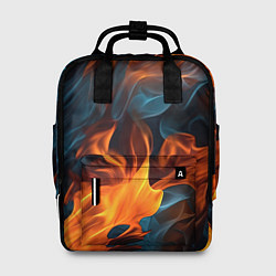 Рюкзак женский Пламя огня, цвет: 3D-принт