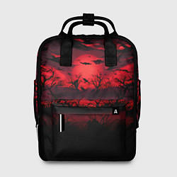 Рюкзак женский Стая ворон, цвет: 3D-принт