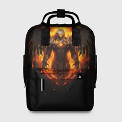 Рюкзак женский Пламенный Бог Тот, цвет: 3D-принт
