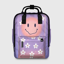 Рюкзак женский Позитивная ромашка, цвет: 3D-принт
