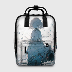 Рюкзак женский Безликая дева, цвет: 3D-принт