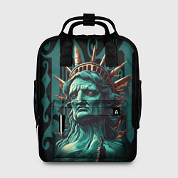Рюкзак женский Статуя свободы в New York США, цвет: 3D-принт