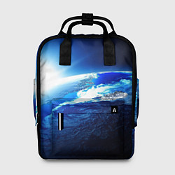 Рюкзак женский Восход солнца в космосе, цвет: 3D-принт