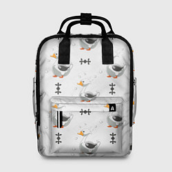 Женский рюкзак Гусь и фигуры