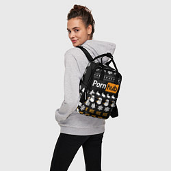 Рюкзак женский Порнхаб - новогодний паттерн, цвет: 3D-принт — фото 2