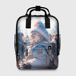 Рюкзак женский Аниме Снегурочка, цвет: 3D-принт
