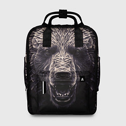 Рюкзак женский Бронзовый медведь, цвет: 3D-принт