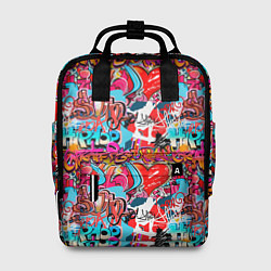 Рюкзак женский Hip Hop Graffiti, цвет: 3D-принт