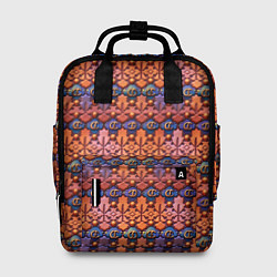 Рюкзак женский Абстрактный паттерн мозаикой, цвет: 3D-принт