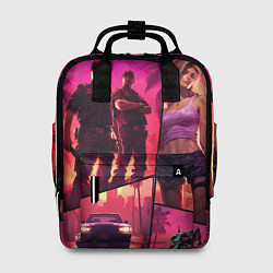 Рюкзак женский GTA V style art, цвет: 3D-принт