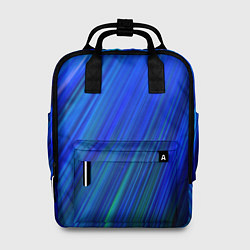 Рюкзак женский Неоновые синии линии, цвет: 3D-принт