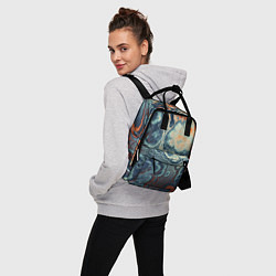 Рюкзак женский Абстрактный разноцветный узор, цвет: 3D-принт — фото 2